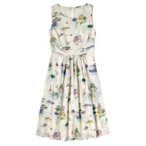 Cath Kidston Sea View Dress 8 UK 4-6 US